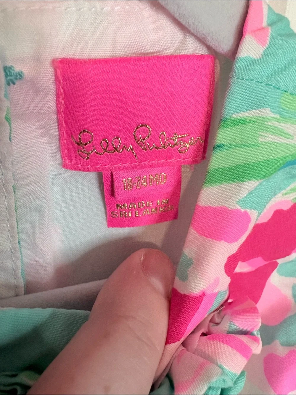 Lilly Pulitzer | Acqua El Fresco Infant Bubble Dress & Bloomers | 18-24M